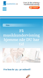 Mobile Screenshot of musikkskolen.no